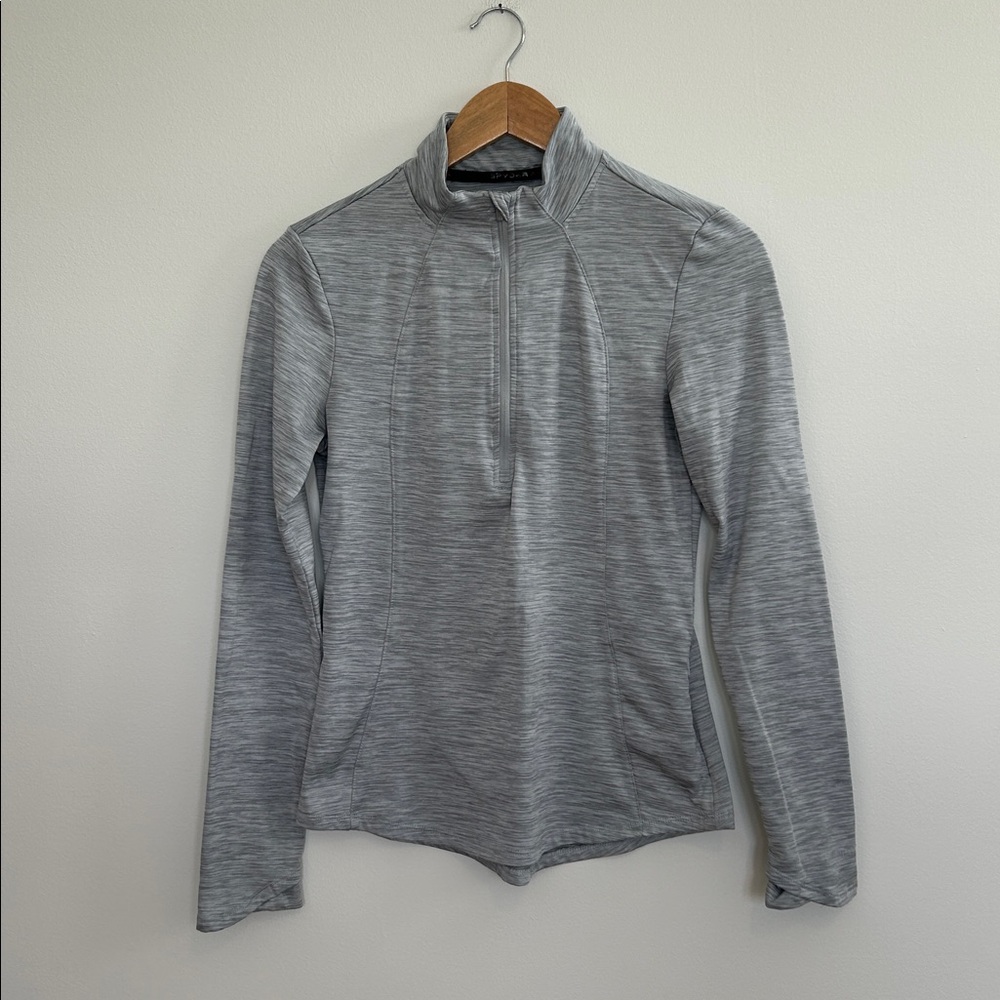 Spyder Women’s Gray Active Fleece‎ 1/4 Zip Pullover Size Small